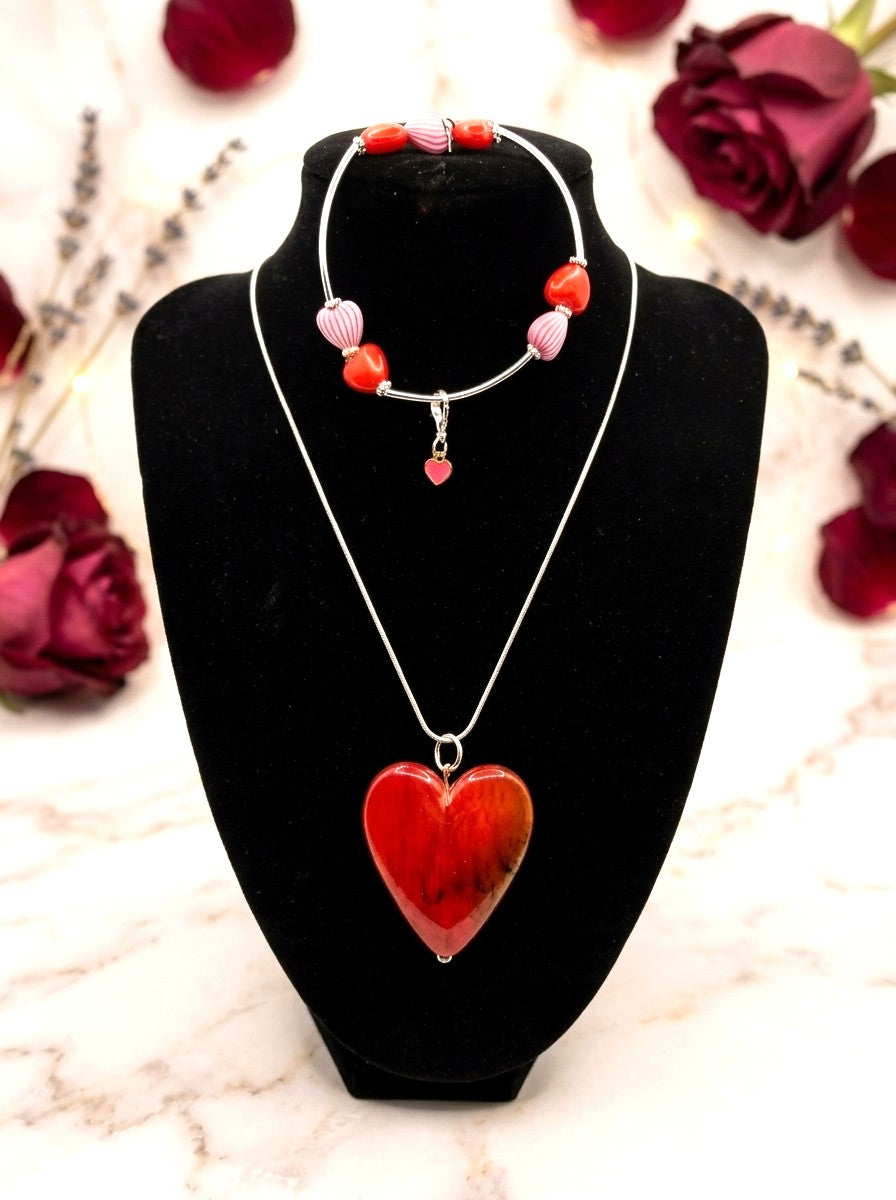 BUNDLE:  Lotsa LOVE Bracelet & Necklace (Faith-based)