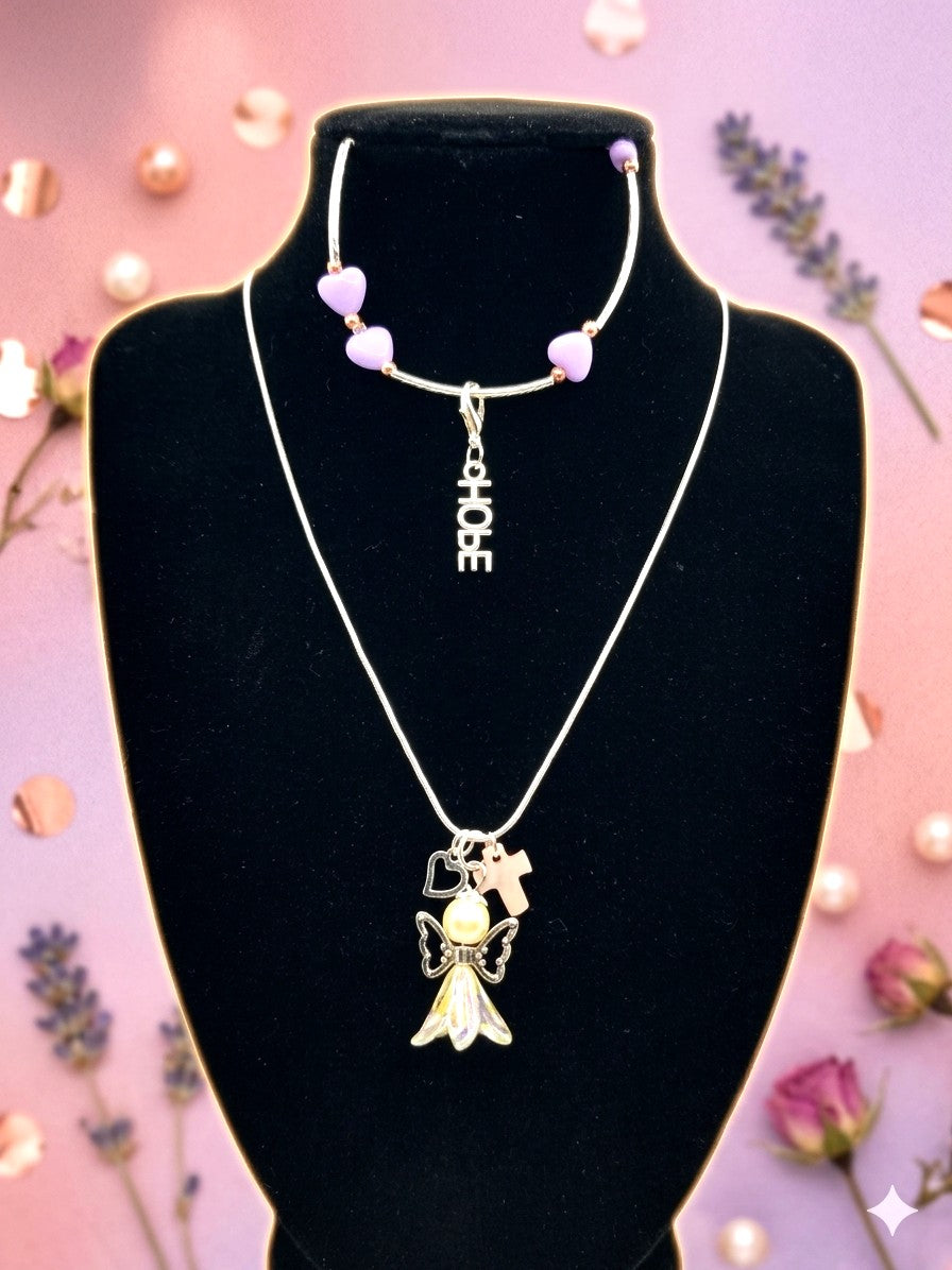 BUNDLE:  Royalty For You Bracelet & Necklace (Faith-based)