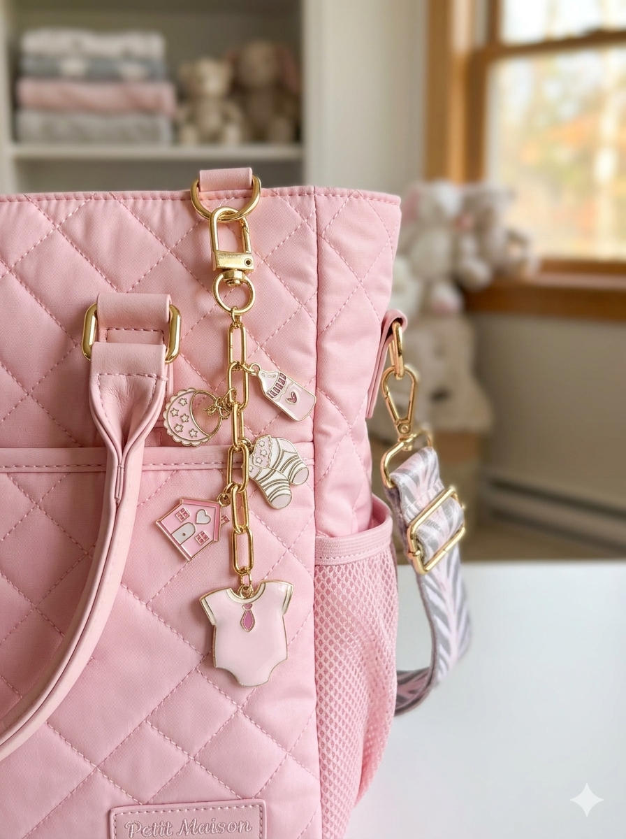 JUST FOR FUN BUNDLE: Whimsical Multi-Charm Clutter Keychain