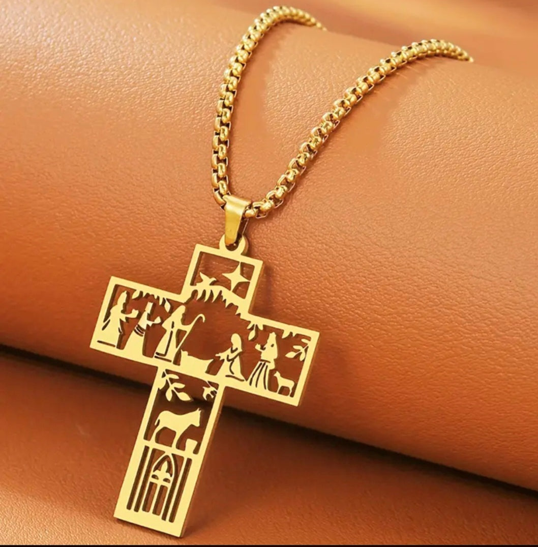 Limited Edition Faith-Based Gift Bundle – 3-Pc Decor & Jewelry Set with Free Apron