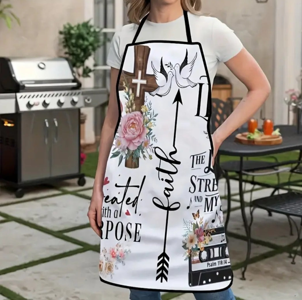 Limited Edition Faith-Based Gift Bundle – 3-Pc Decor & Jewelry Set with Free Apron