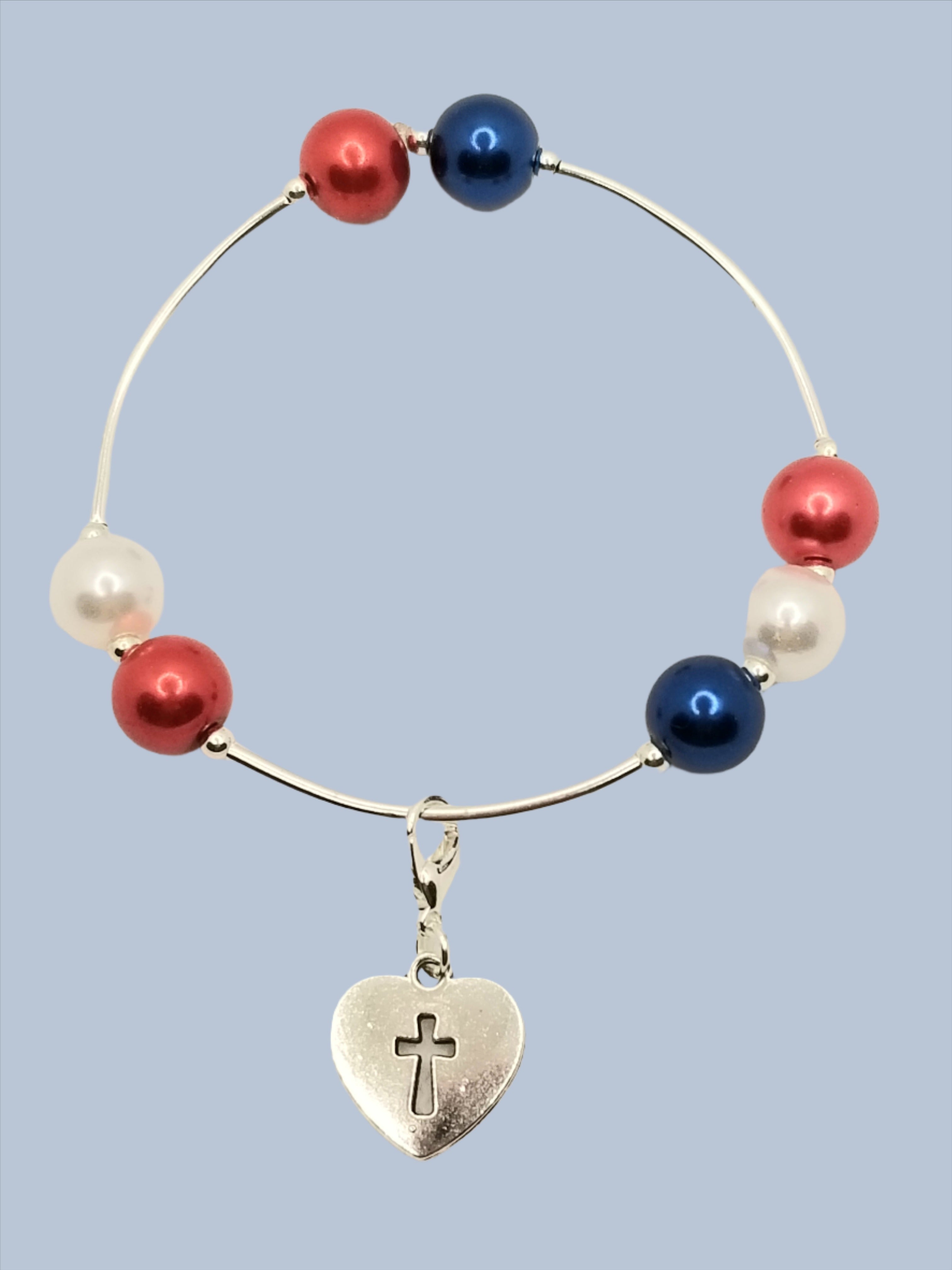 Red, White & Blue Loves America Bracelet