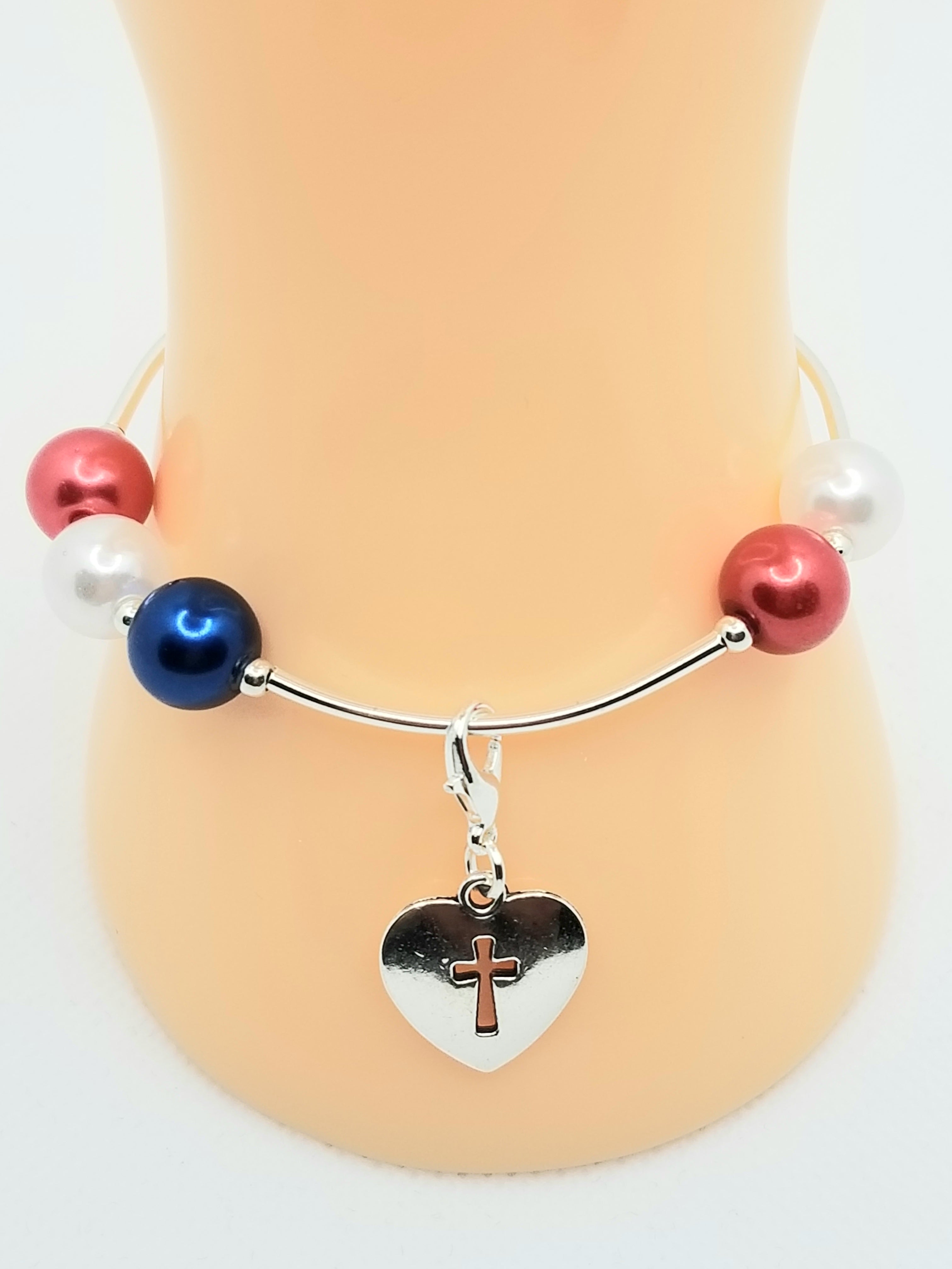 Red, White & Blue Loves America Bracelet