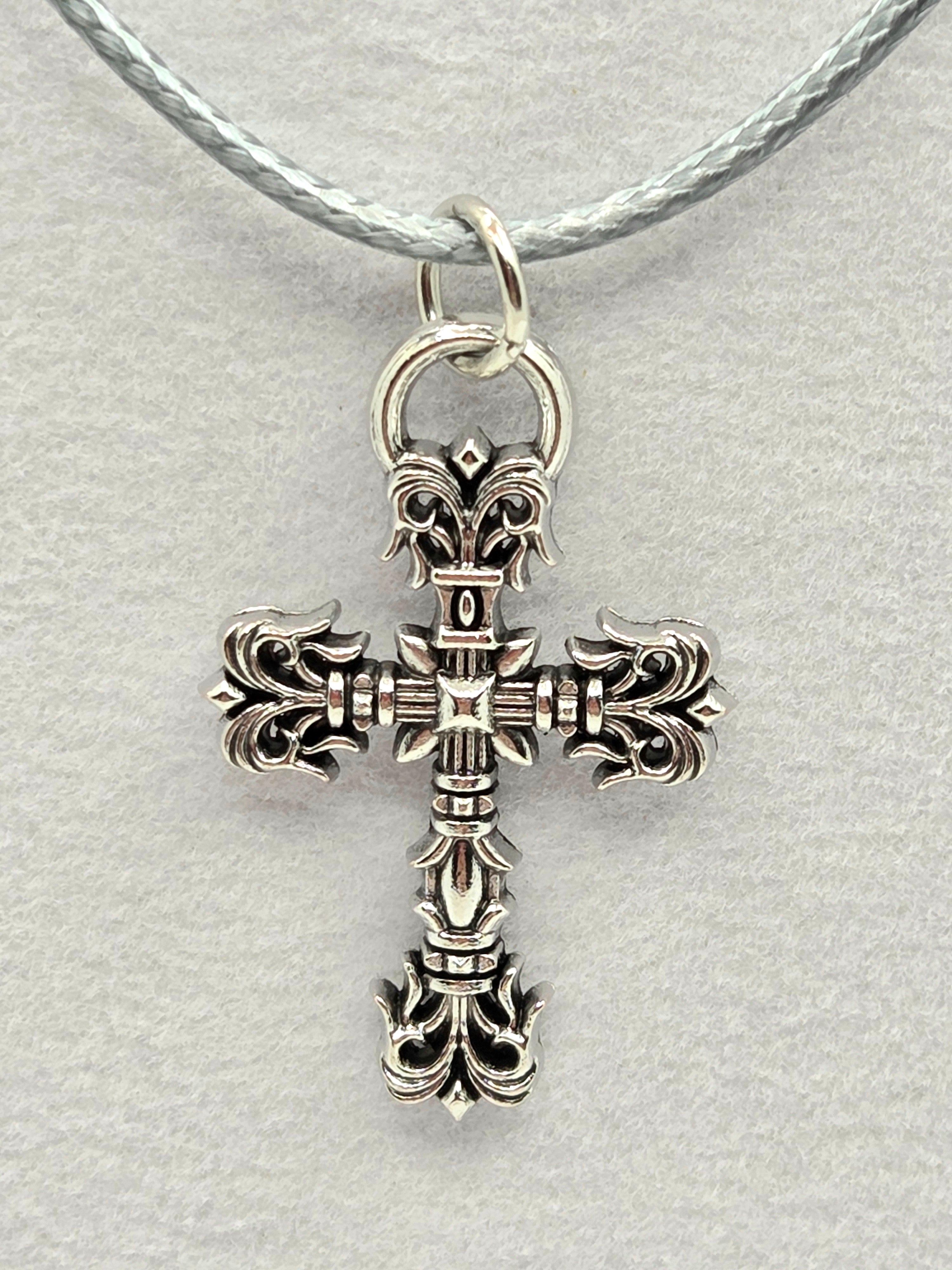 JUST FOR FUN BUNDLE:  Vintage and Timeless Cross Necklace & Earrings Set (Faith-based)