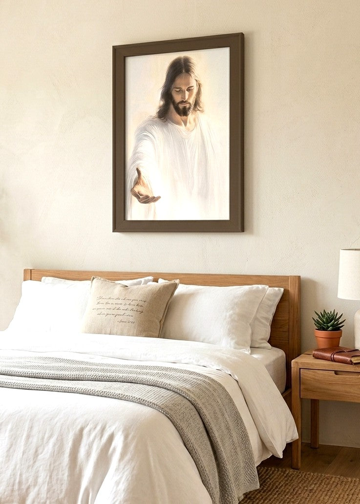 Journey with Jesus: "Come to Me" Framed Canvas Painting