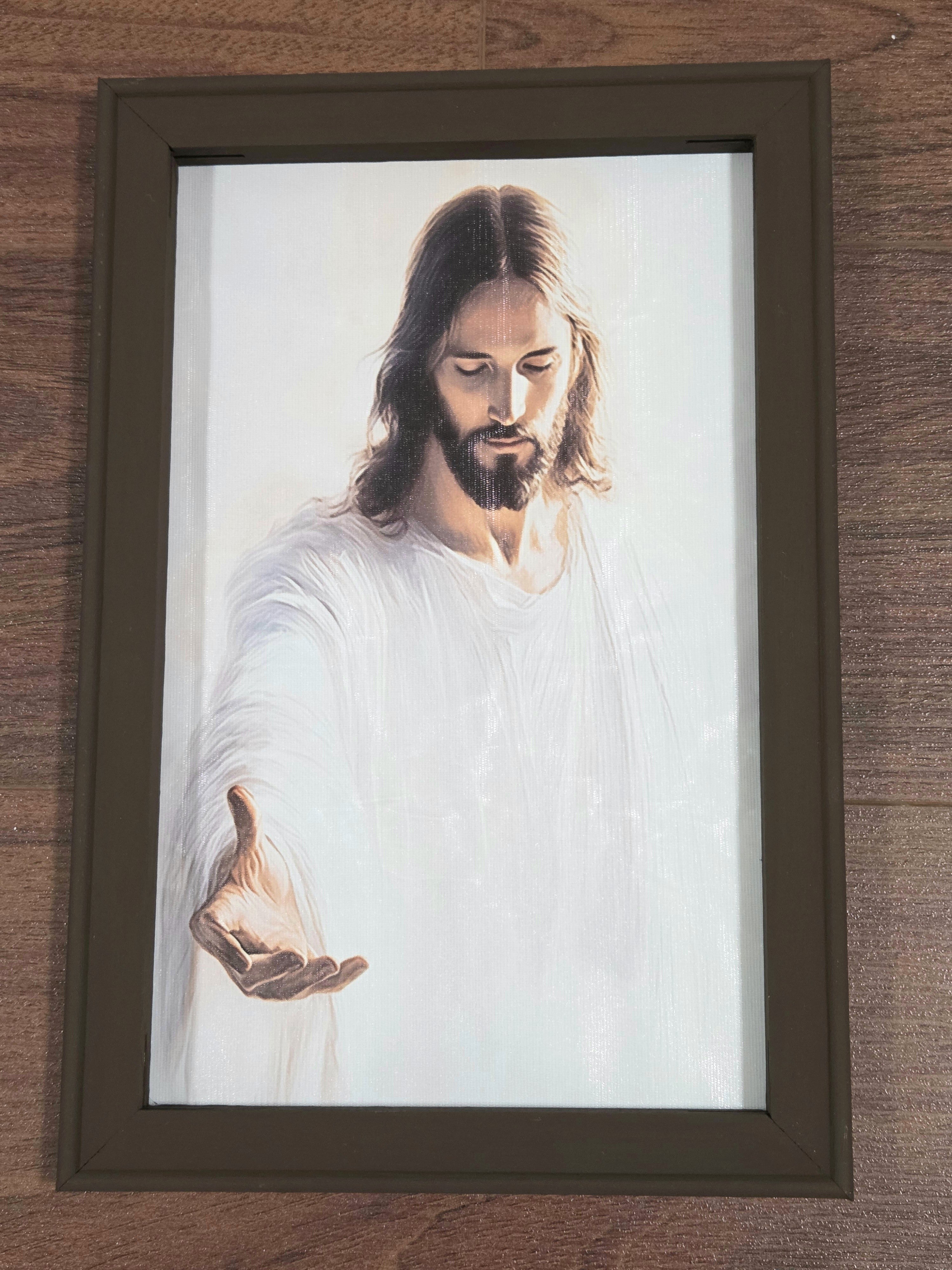 Journey with Jesus: "Come to Me" Framed Canvas Painting
