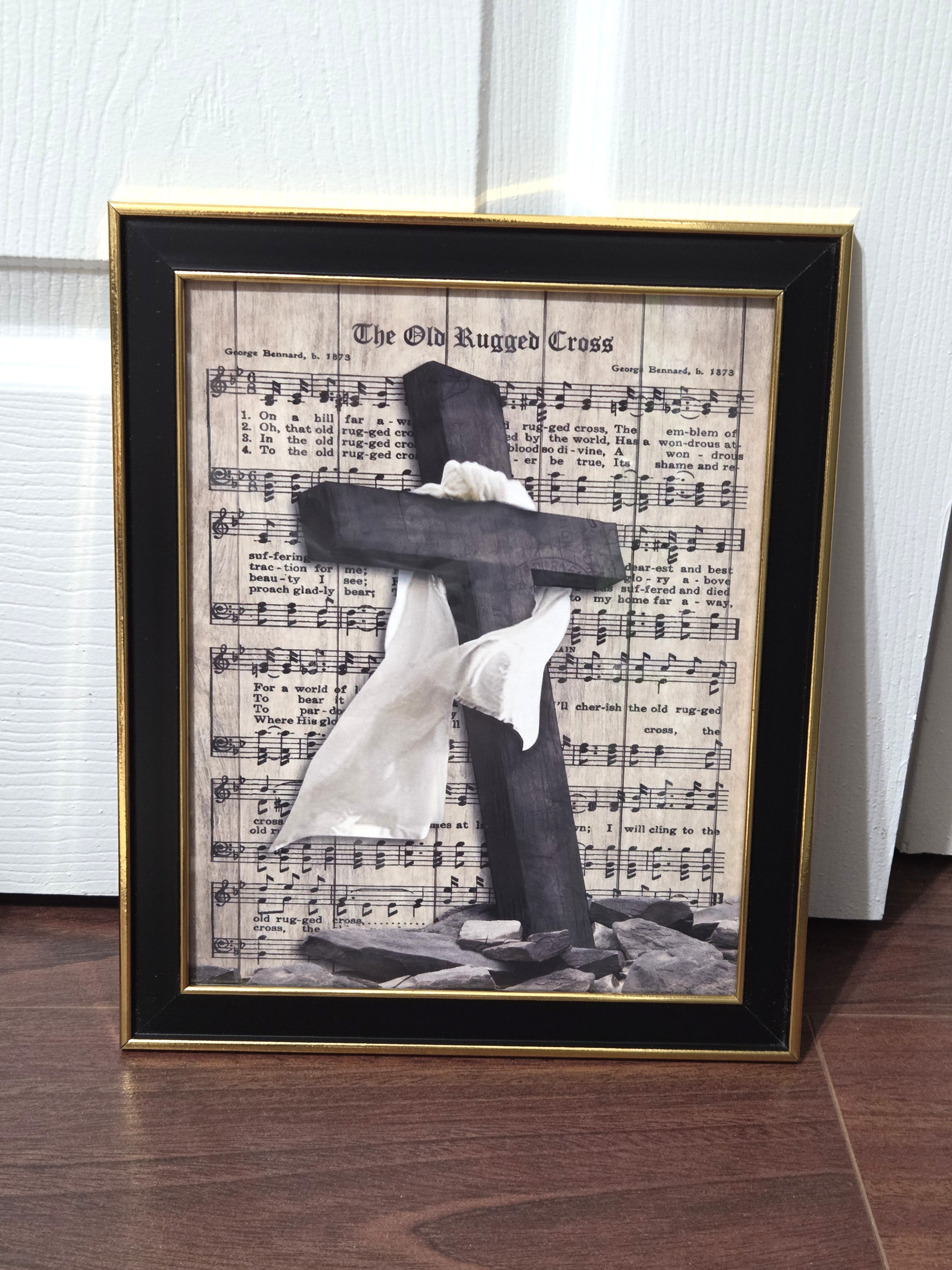 Cling to the Old Rugged Cross (8”x10” Canvas)